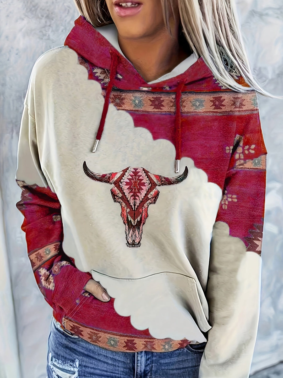 Jenna | Western Retro Hoodie
