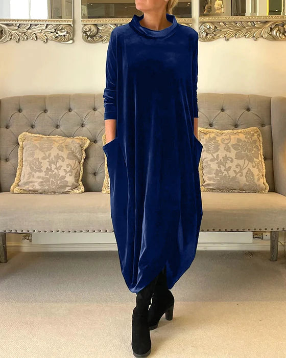 ELORA - Velvet Evening Dress