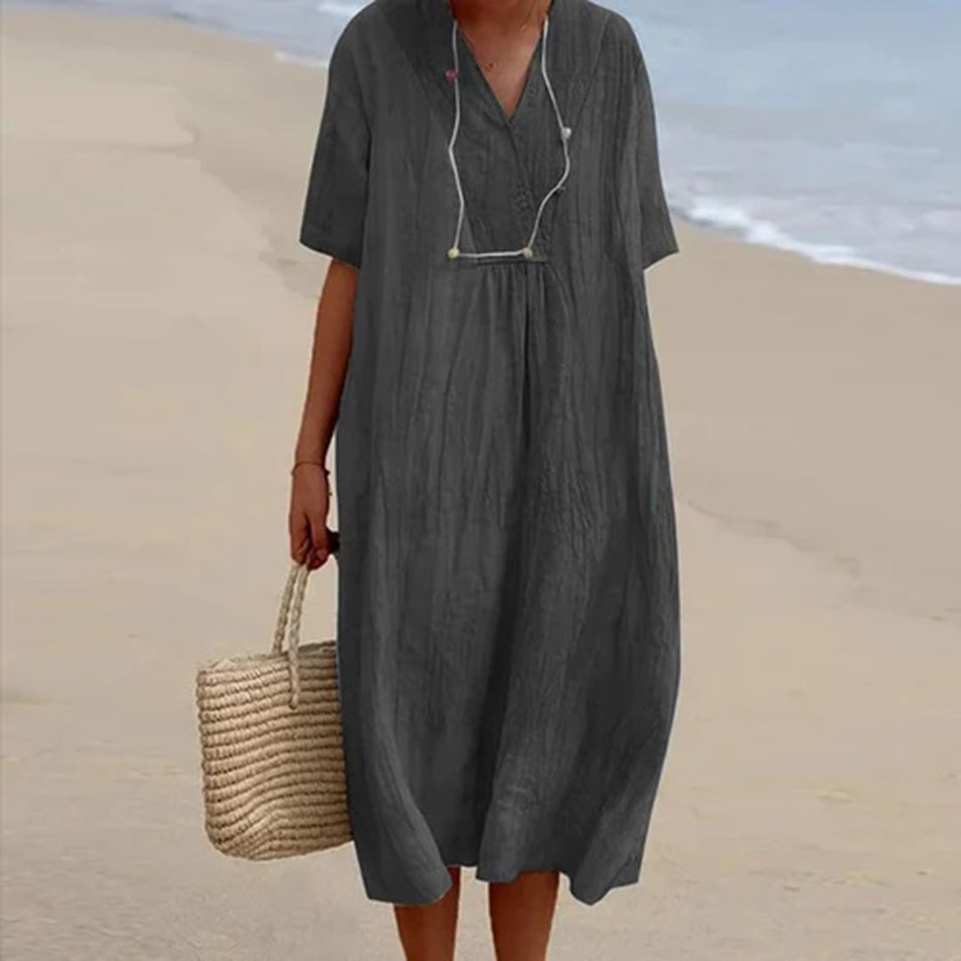 Quinley - Vintage-Inspired Women’s Lightweight Maxi Dress