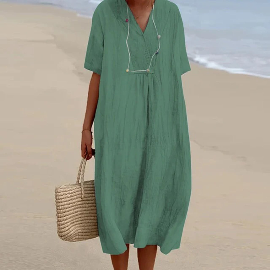 Quinley - Vintage-Inspired Women’s Lightweight Maxi Dress