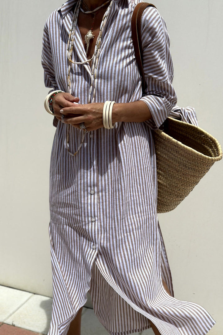 Sophia - Comfortable Shirt Dress