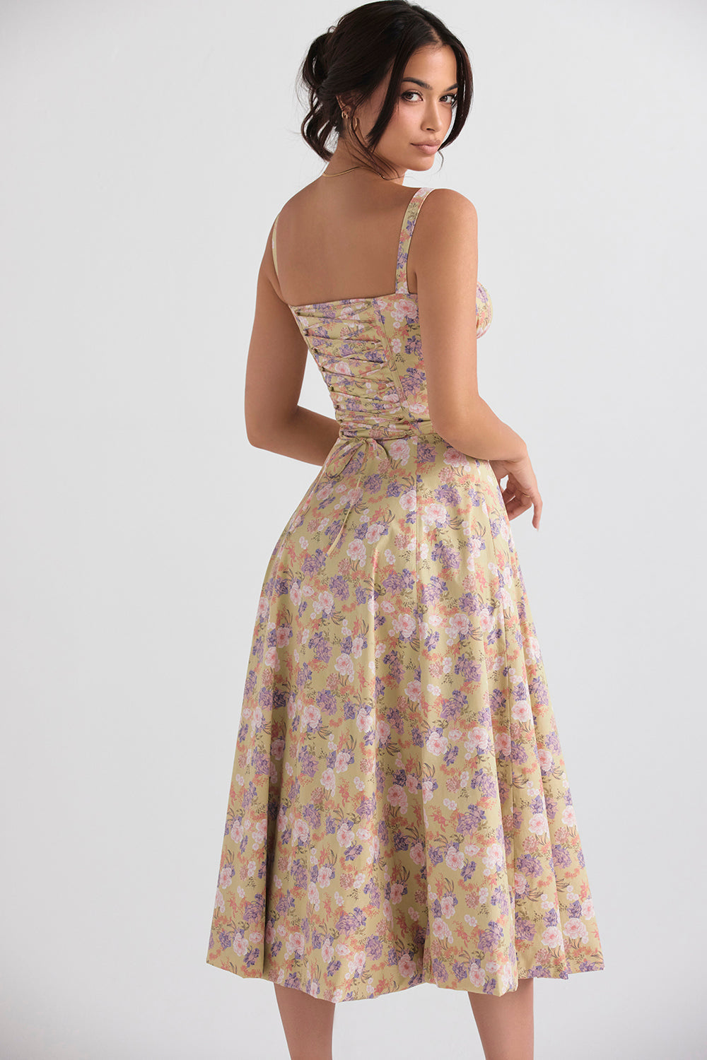 Oakley - Elegant French Style Belted Strap Dress