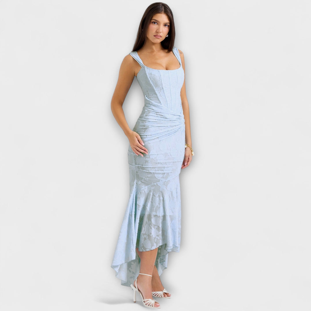 Renske – Long Dress with Elegant and Refined Corset