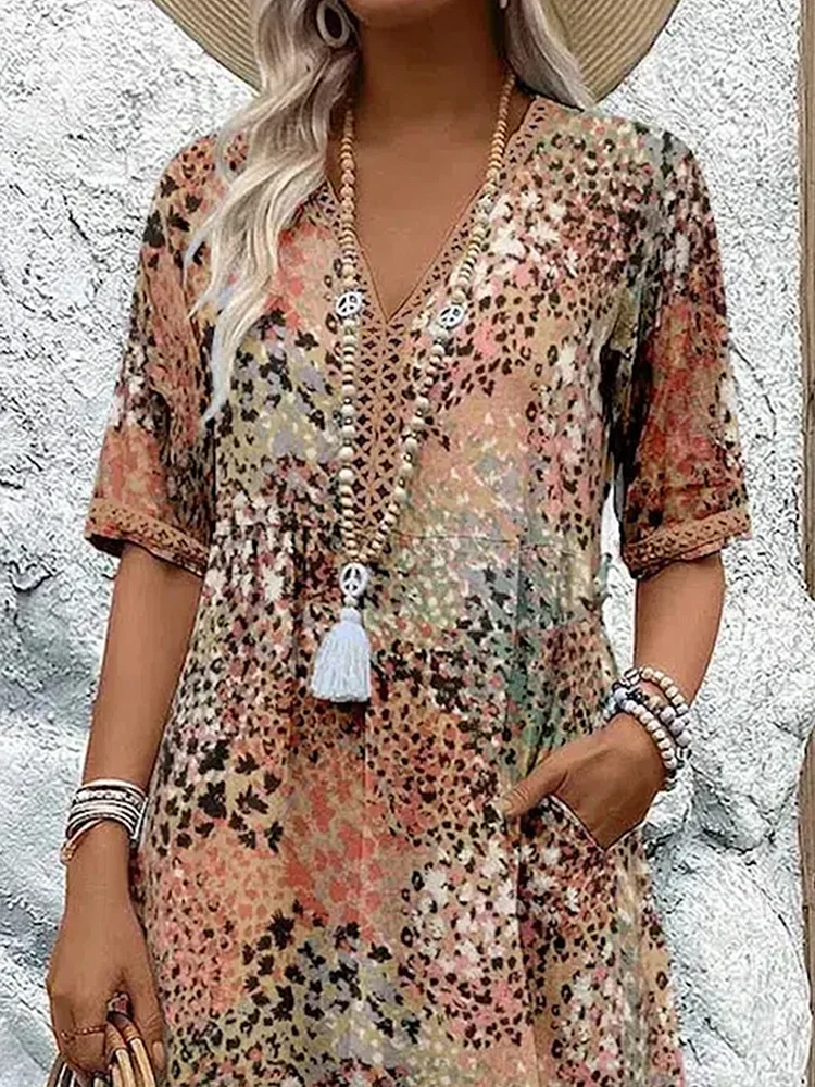 Camille | Bright Floral Dress