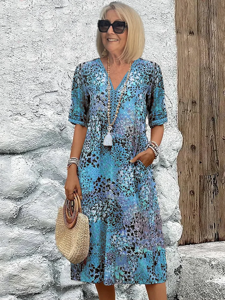 Camille | Bright Floral Dress