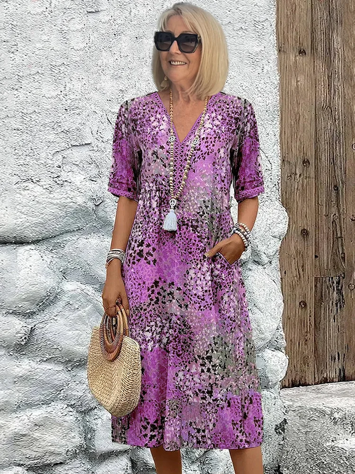 Camille | Bright Floral Dress