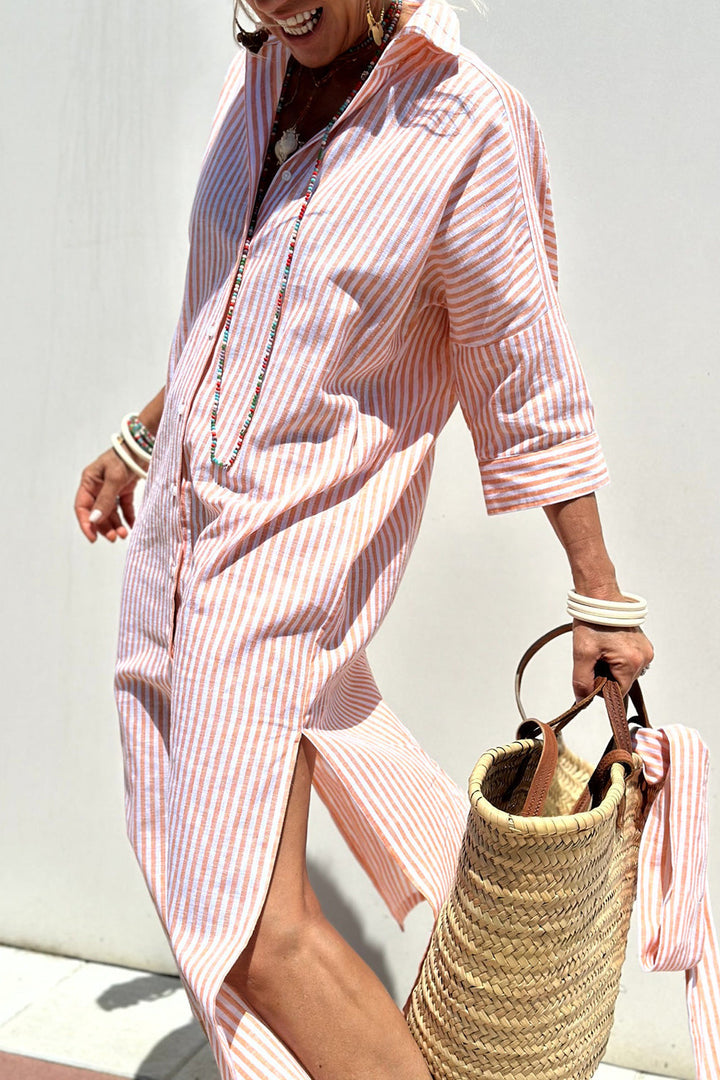 Sophia - Comfortable Shirt Dress