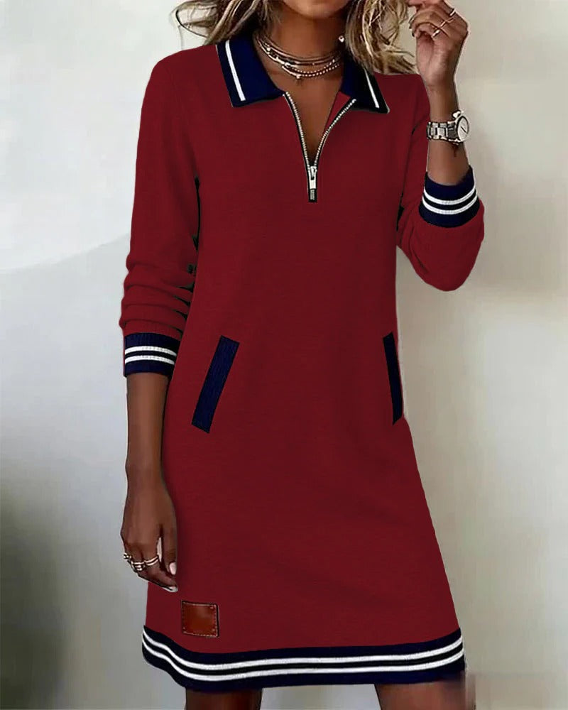 Chic Long Sleeve  Dress