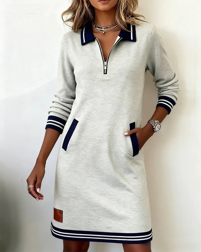 Chic Long Sleeve  Dress