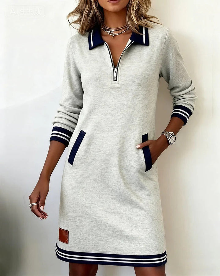 Chic Long Sleeve  Dress