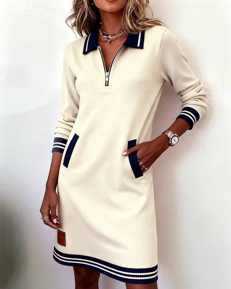 Chic Long Sleeve  Dress