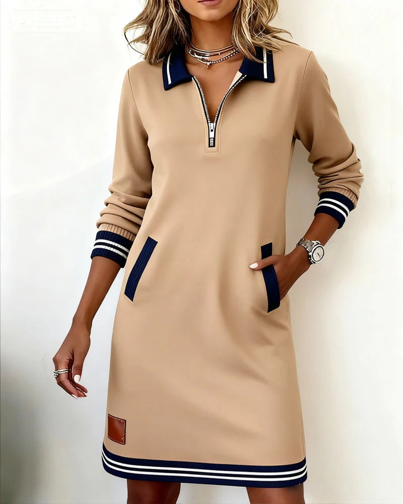 Chic Long Sleeve  Dress