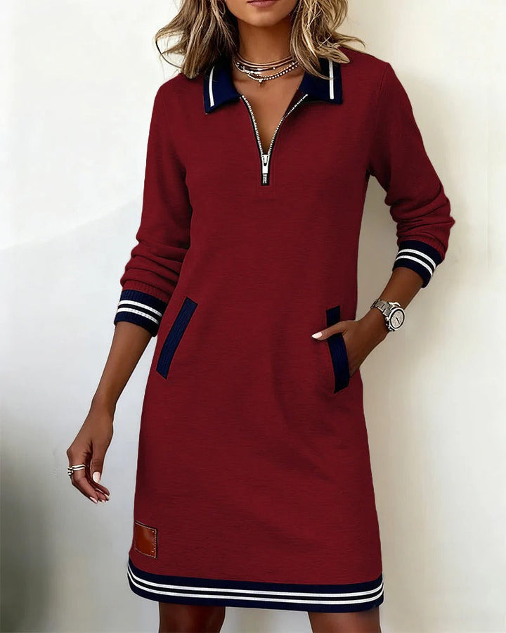 Chic Long Sleeve  Dress