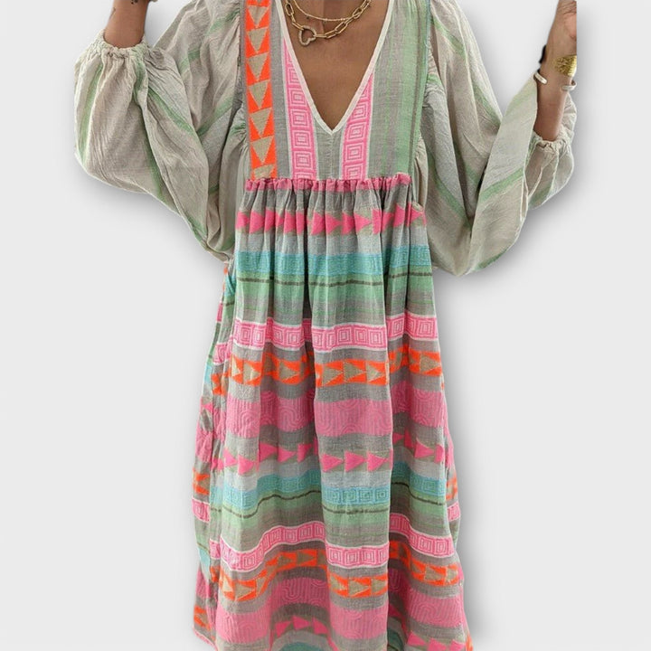 Hermine – Vibrant Loose Dress
