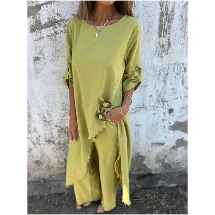 Emily Two-Piece Dress and Pants Set