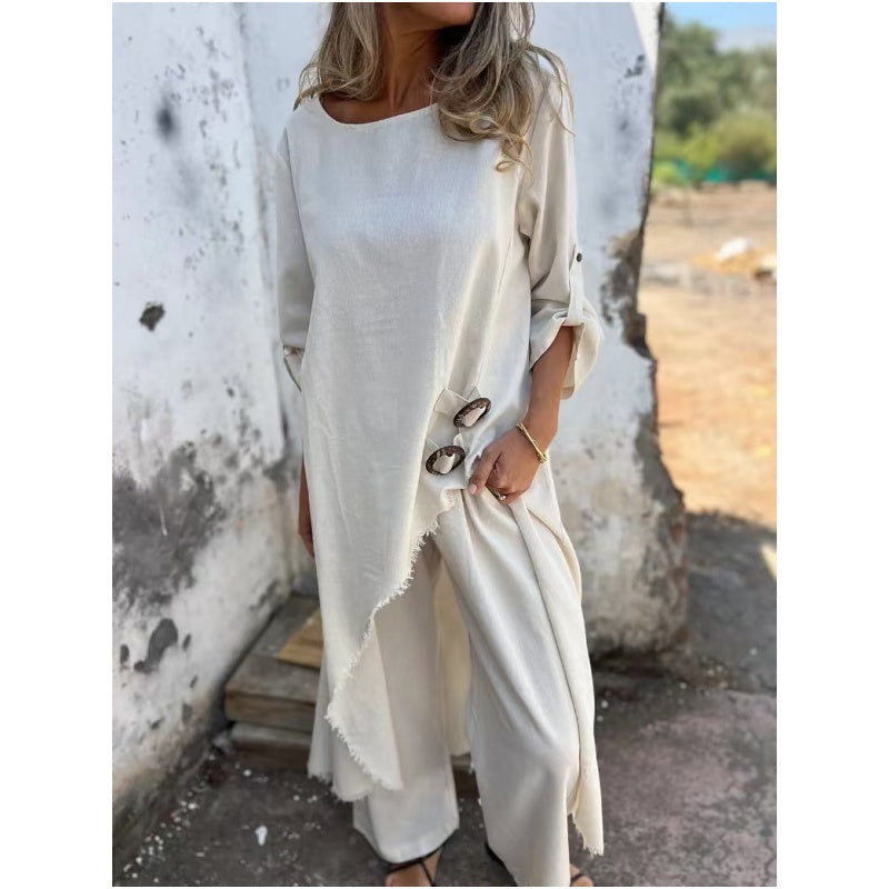 Emily Two-Piece Dress and Pants Set