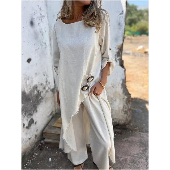 Emily Two-Piece Dress and Pants Set