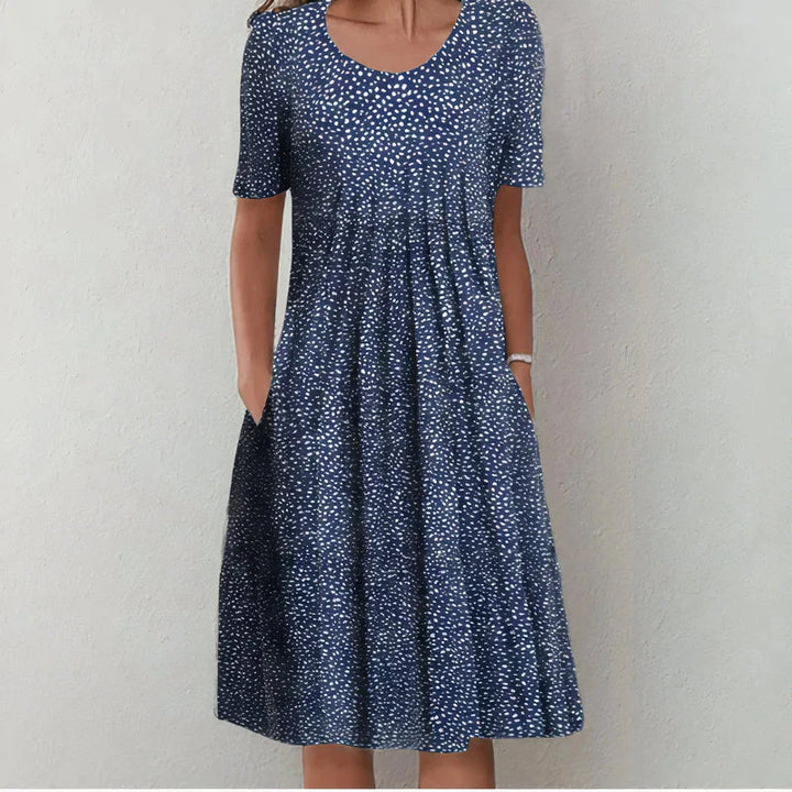 Audra™ | Casual Floral Midi Dress