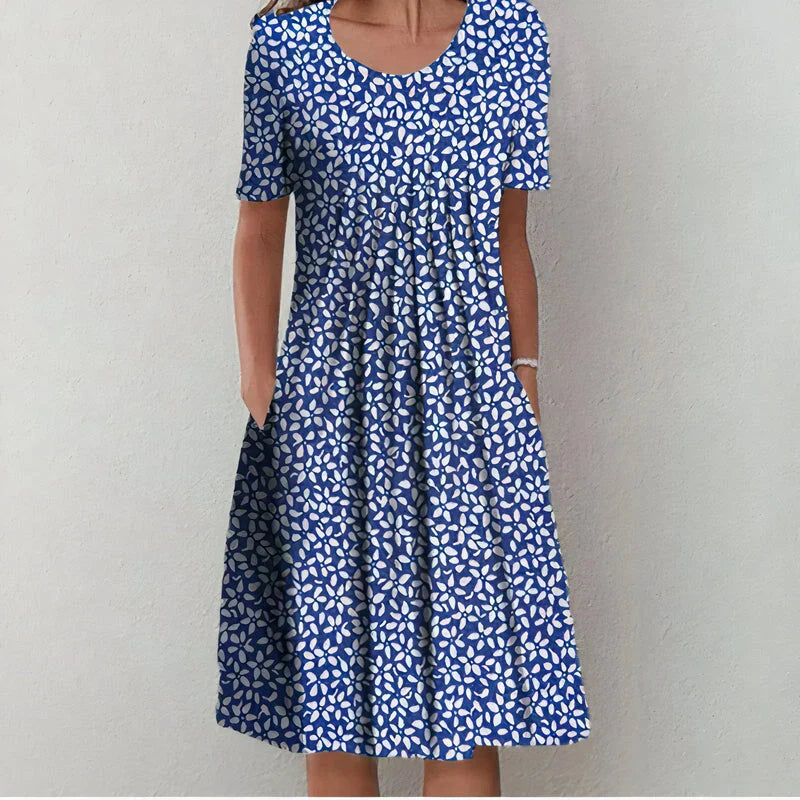 Audra™ | Casual Floral Midi Dress
